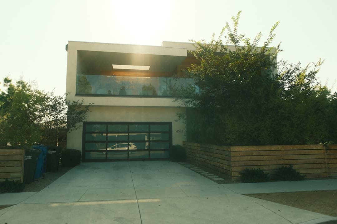 Concrete driveway installation